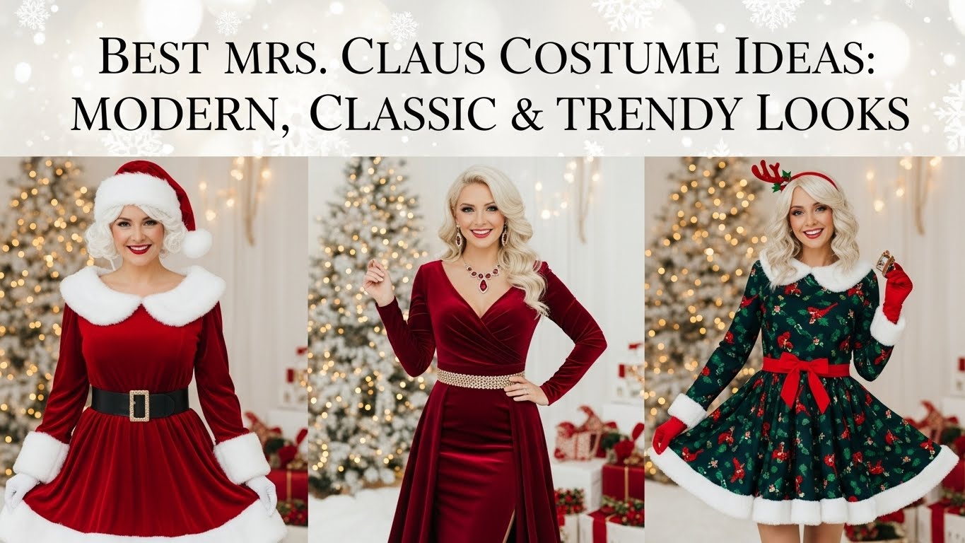 Best Mrs. Claus Costume Ideas: Modern, Classic & Trendy Looks