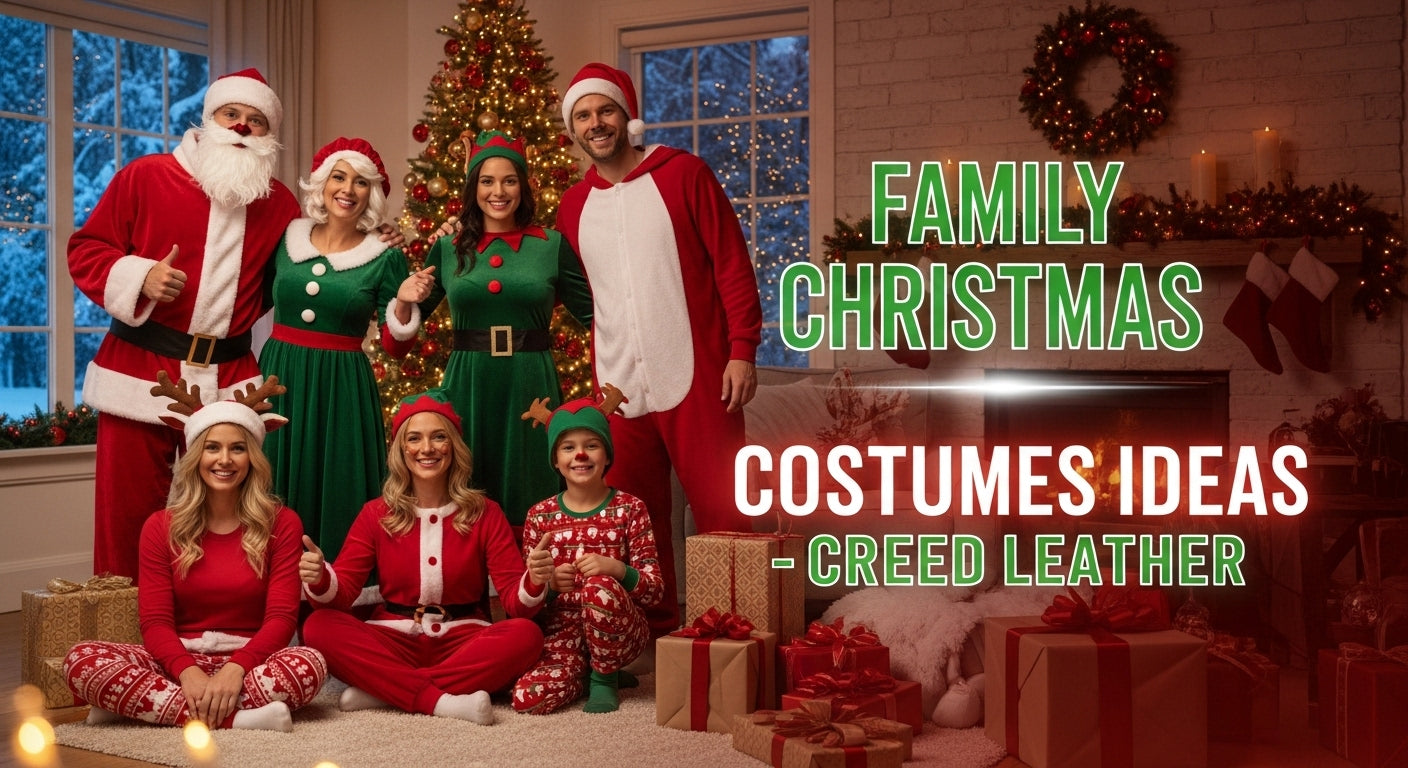 Family Christmas Costumes Ideas for Fun Holiday Outfits - Creed Leather