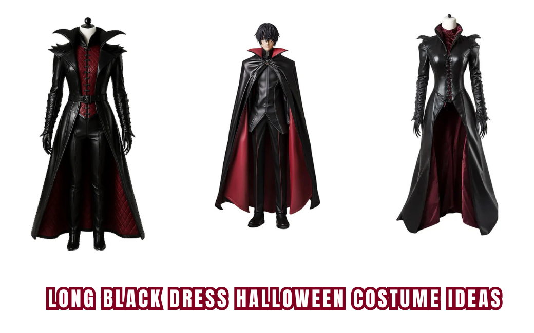 Long Black Dress Halloween Costume Ideas - Creed Leather Long Black Dress Halloween Costume Ideas - Creed Leather