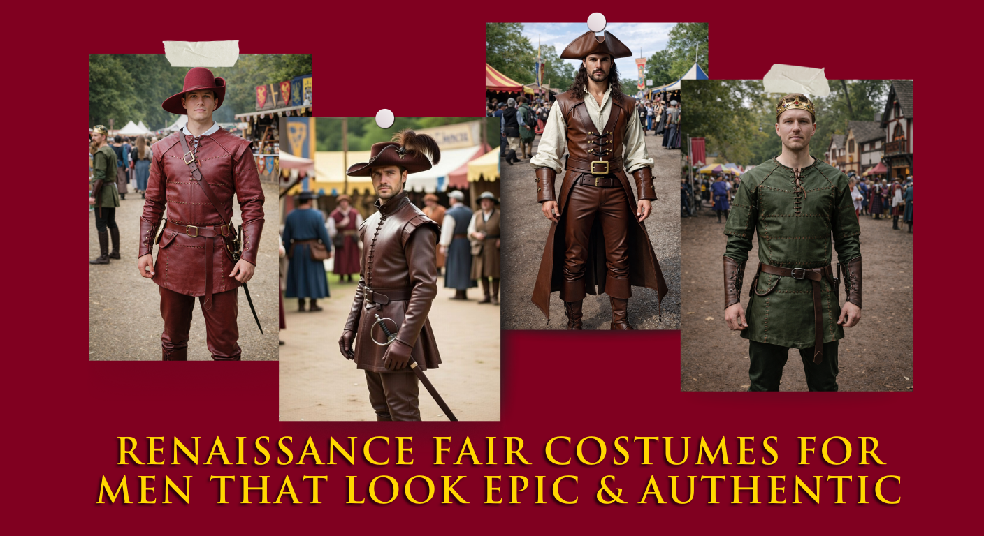 Renaissance Fair Costumes for Men That Look Epic & Authentic. - Creed Leather