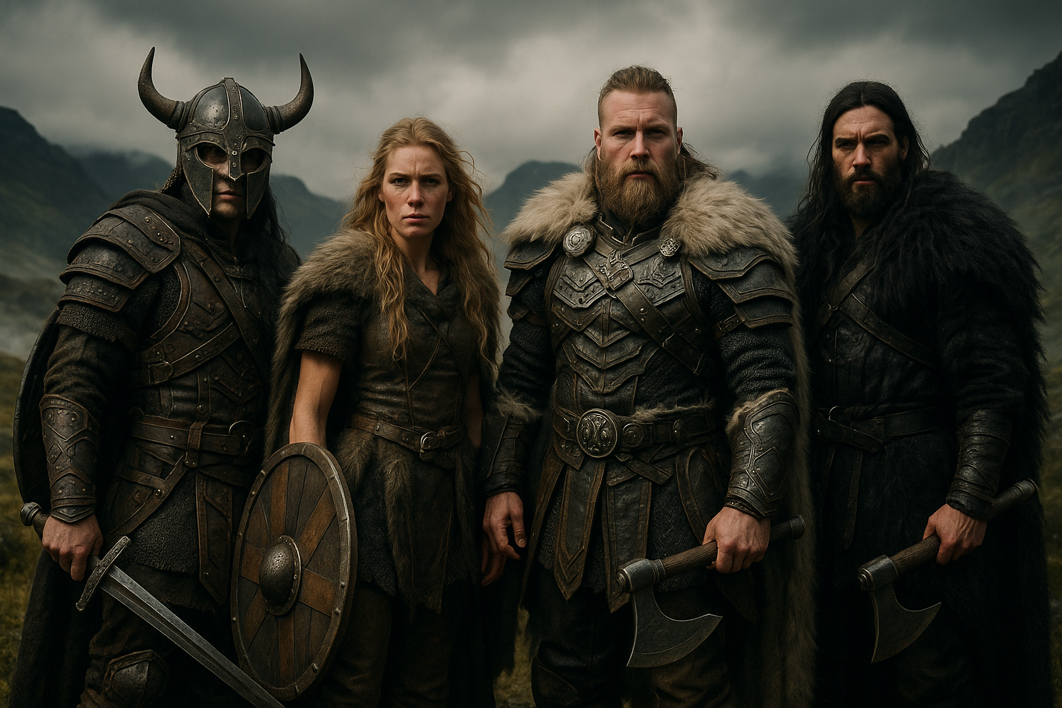 Vikings TV Series Costumes for Cosplay: Viking Helmet & Armor