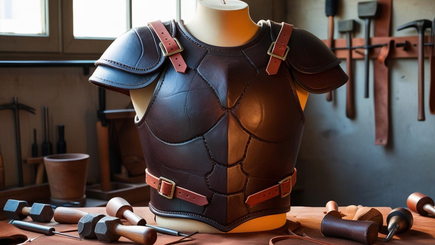 how to make medieval leather armor