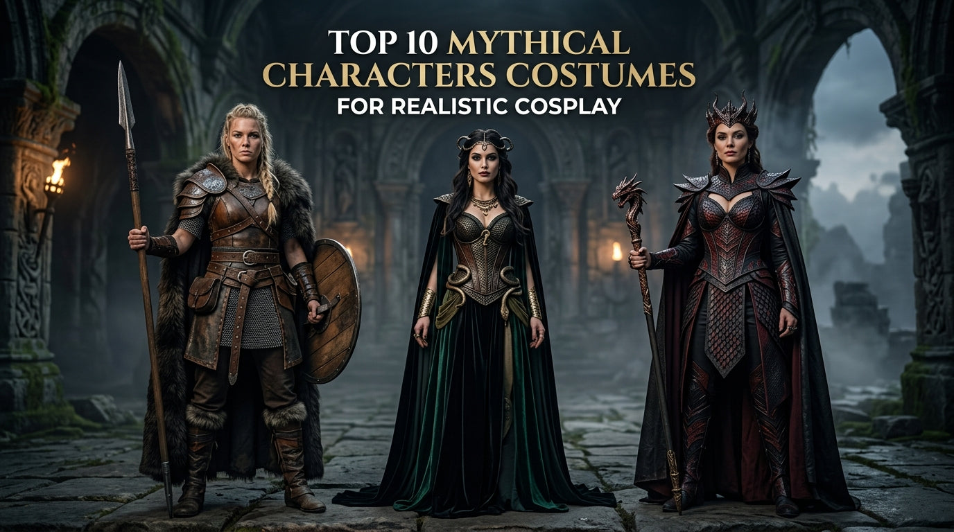 Top 10 Mythical Characters Costumes for Realistic Cosplay. - Creed Leather