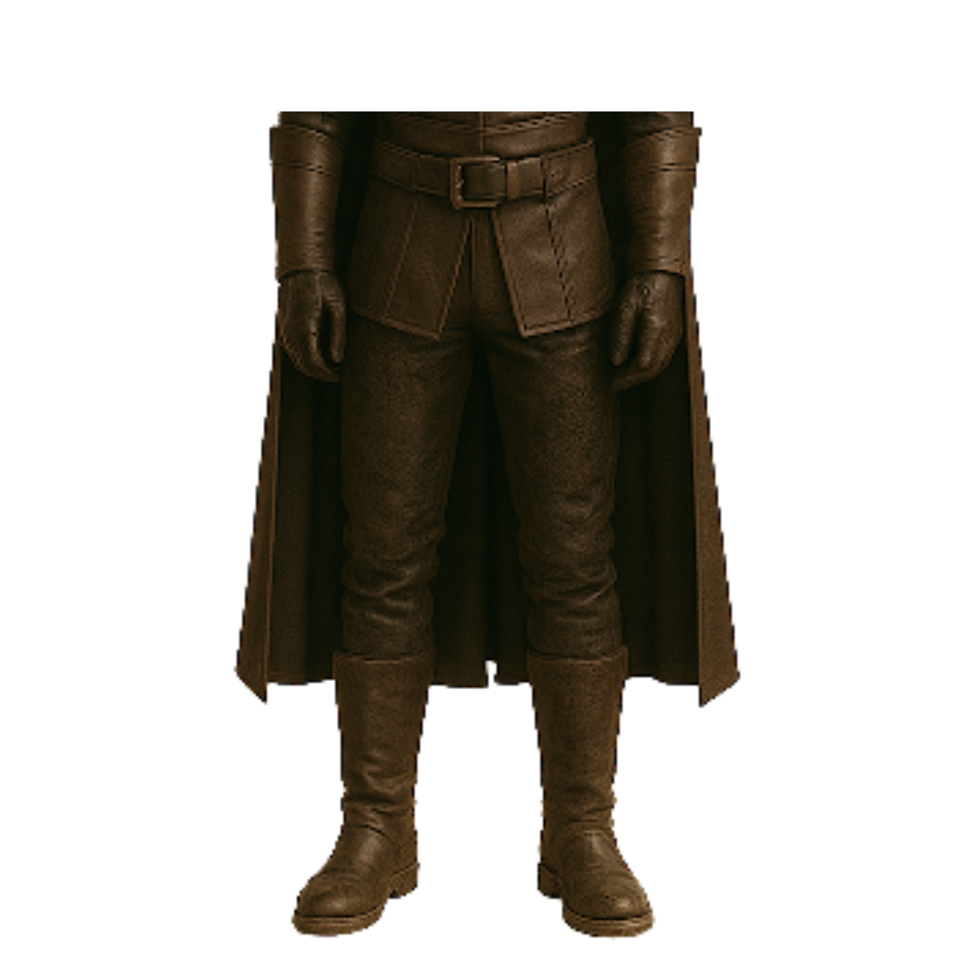 Handmade Leather Assassin Costume: Hooded Cloak, LARP Renaissance Faire