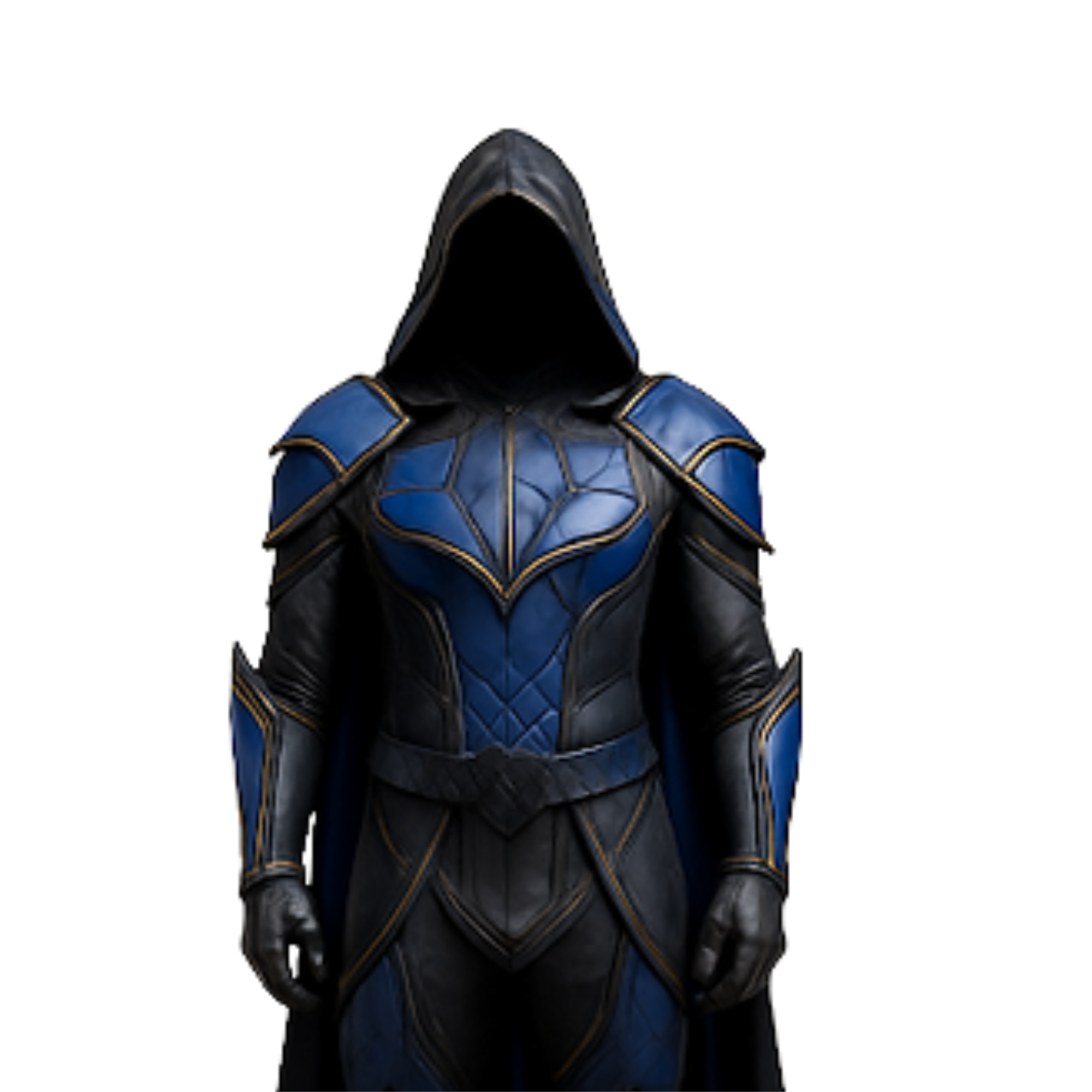 Handmade Black Leather Medieval Cloak Armor Set: Gothic Knight LARP Cosplay