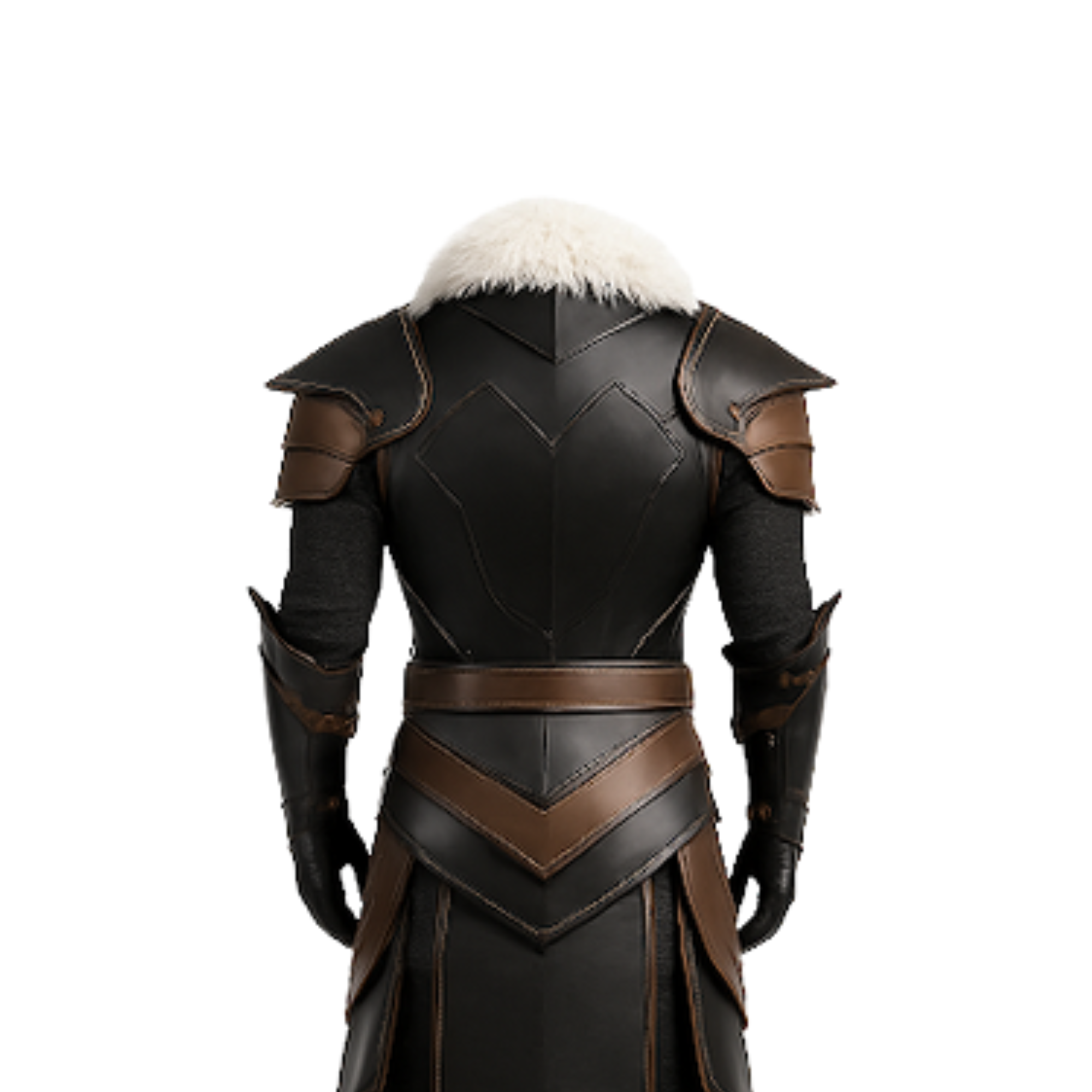 Handmade Black Leather Viking Armor Set: LARP Cosplay Costume