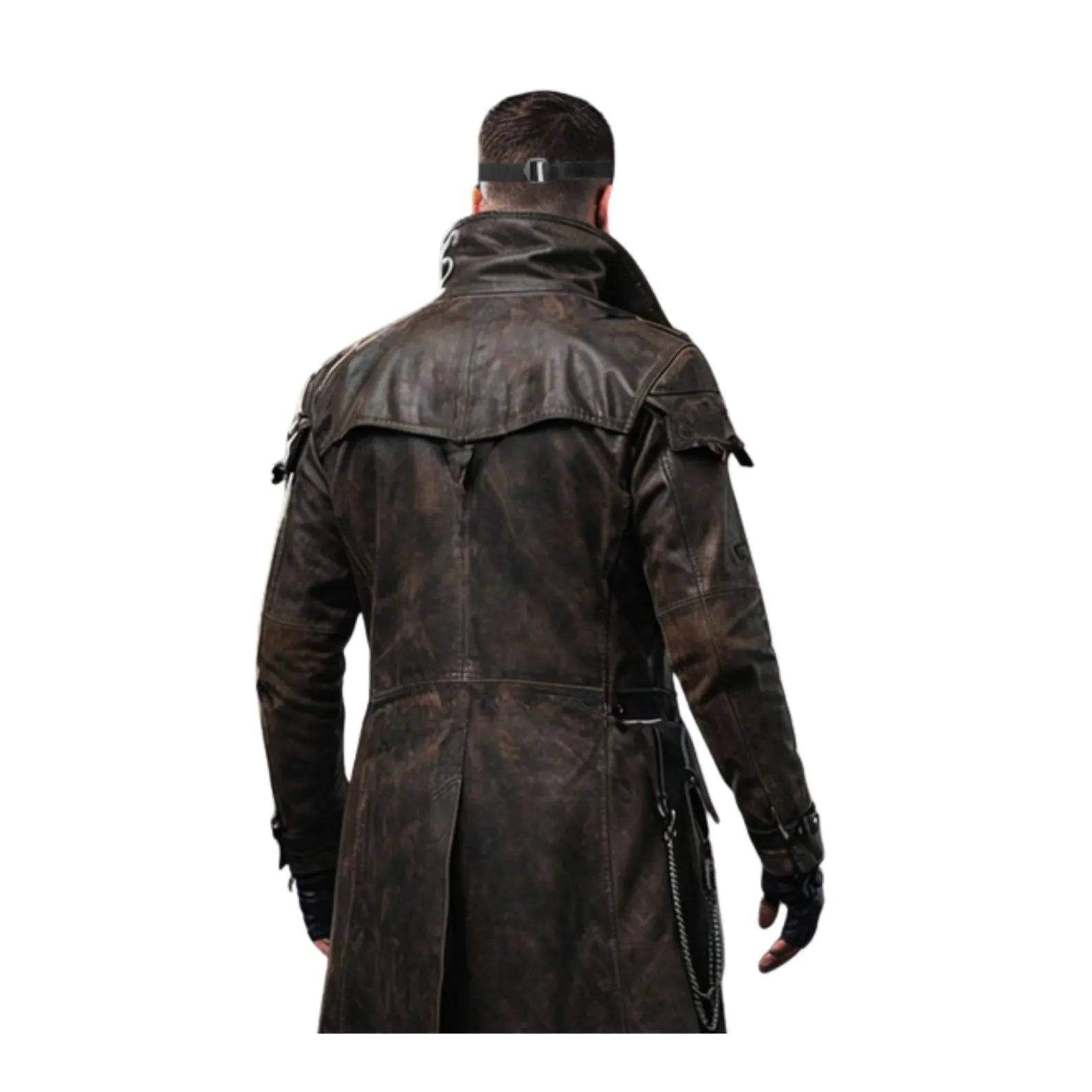 The Plague Reaper - Gothic Steampunk Costume - Post Apocalyptic Vampire Hunter Cosplay - Halloween Leather Outfit for Men