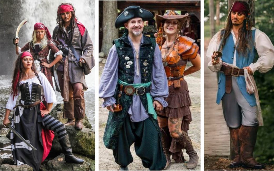 Best Pirate Costumes for Men and Women - Pirate Outfits - Pirate Hat - Creed Leather