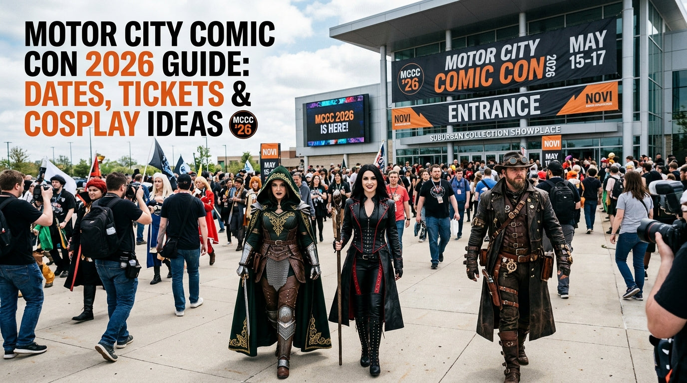Motor City Comic Con 2026 Guide: Dates, Guests, Tickets & Cosplay Ideas. - Creed Leather