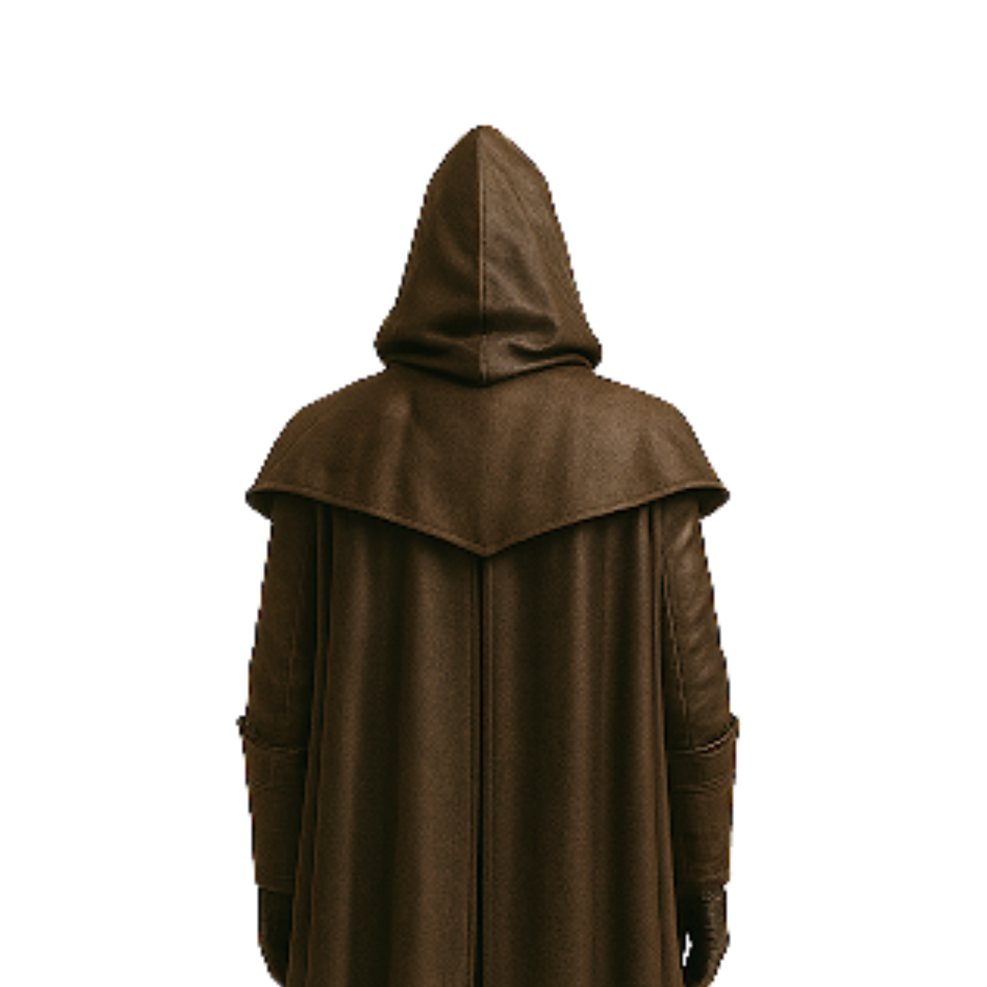 Handmade Leather Assassin Costume: Hooded Cloak, LARP Renaissance Faire