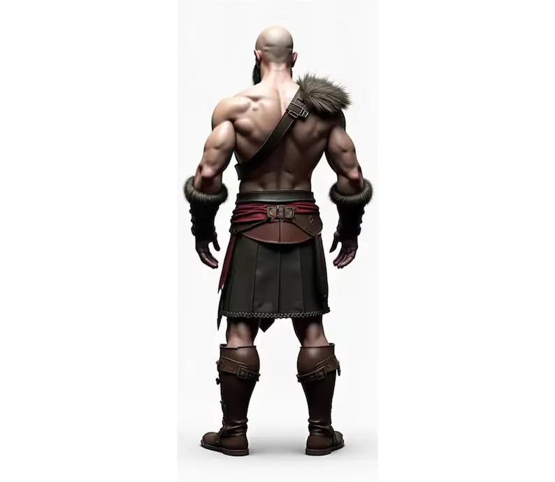 The Immortal Warlord - Kratos costume (God of War); cosplay leather armor for LARP and medieval events, Kratos God of War cosplay