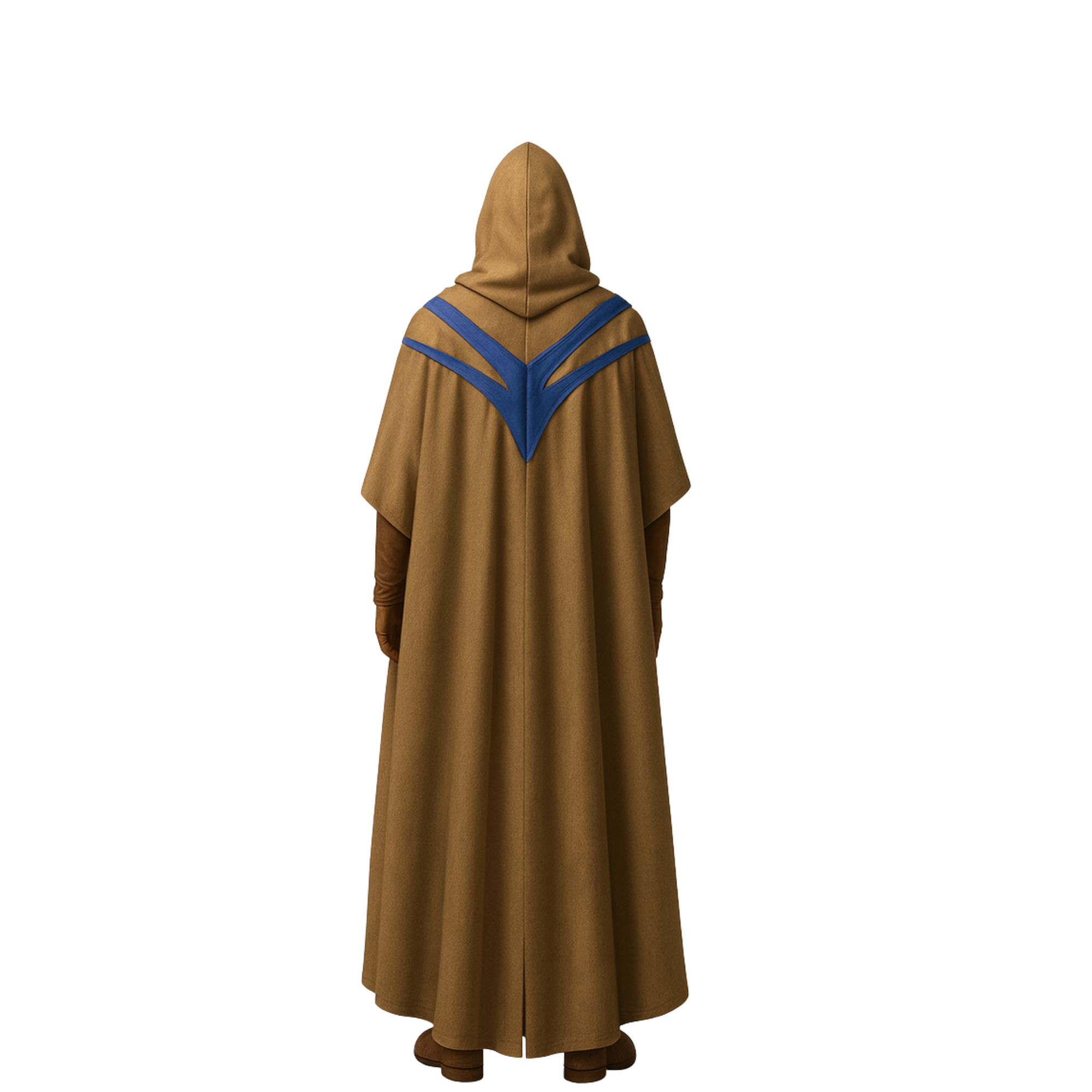 Leather Hooded Cloak Vest: Medieval Ranger Costume - LARP Cosplay