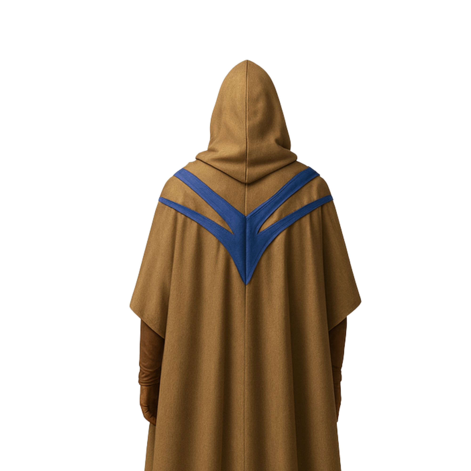 Leather Hooded Cloak Vest: Medieval Ranger Costume - LARP Cosplay