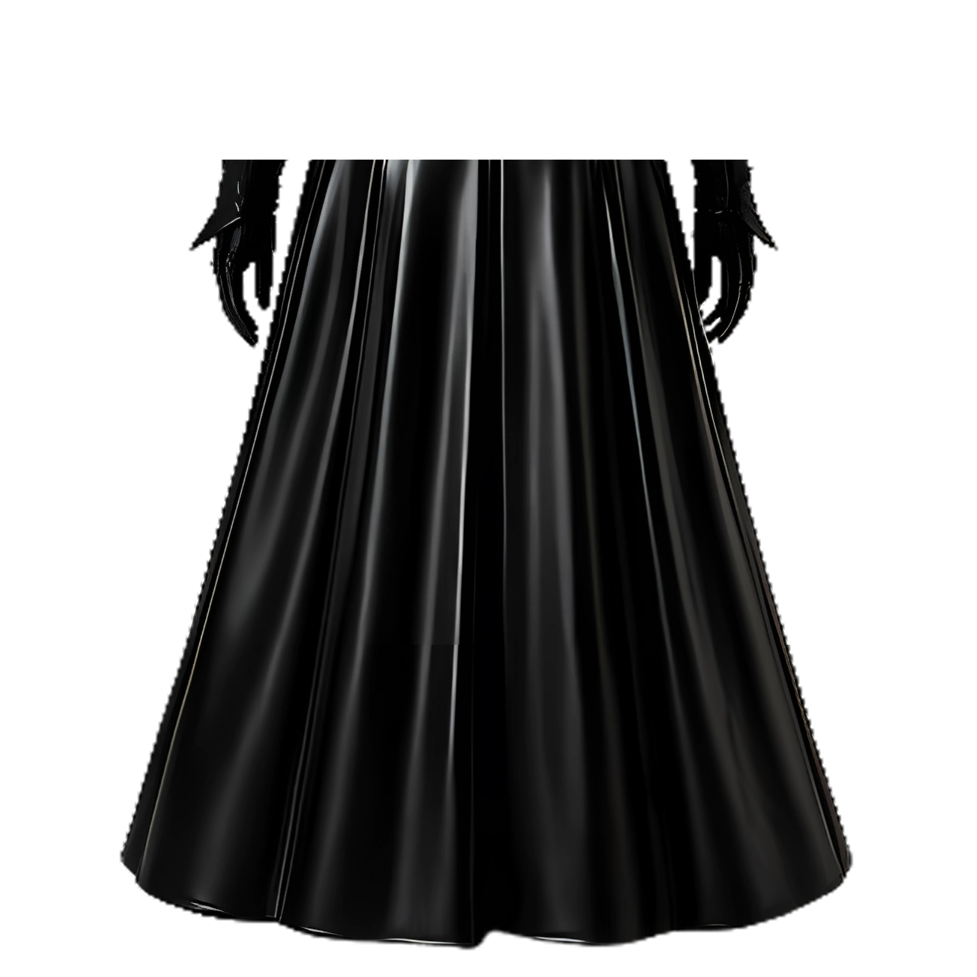 Vampire Queen Leather Coat Set - Gothic High Collar Trench Coat with Red Vest - Halloween Cosplay Costume - Dark Fantasy LARP Outfit
