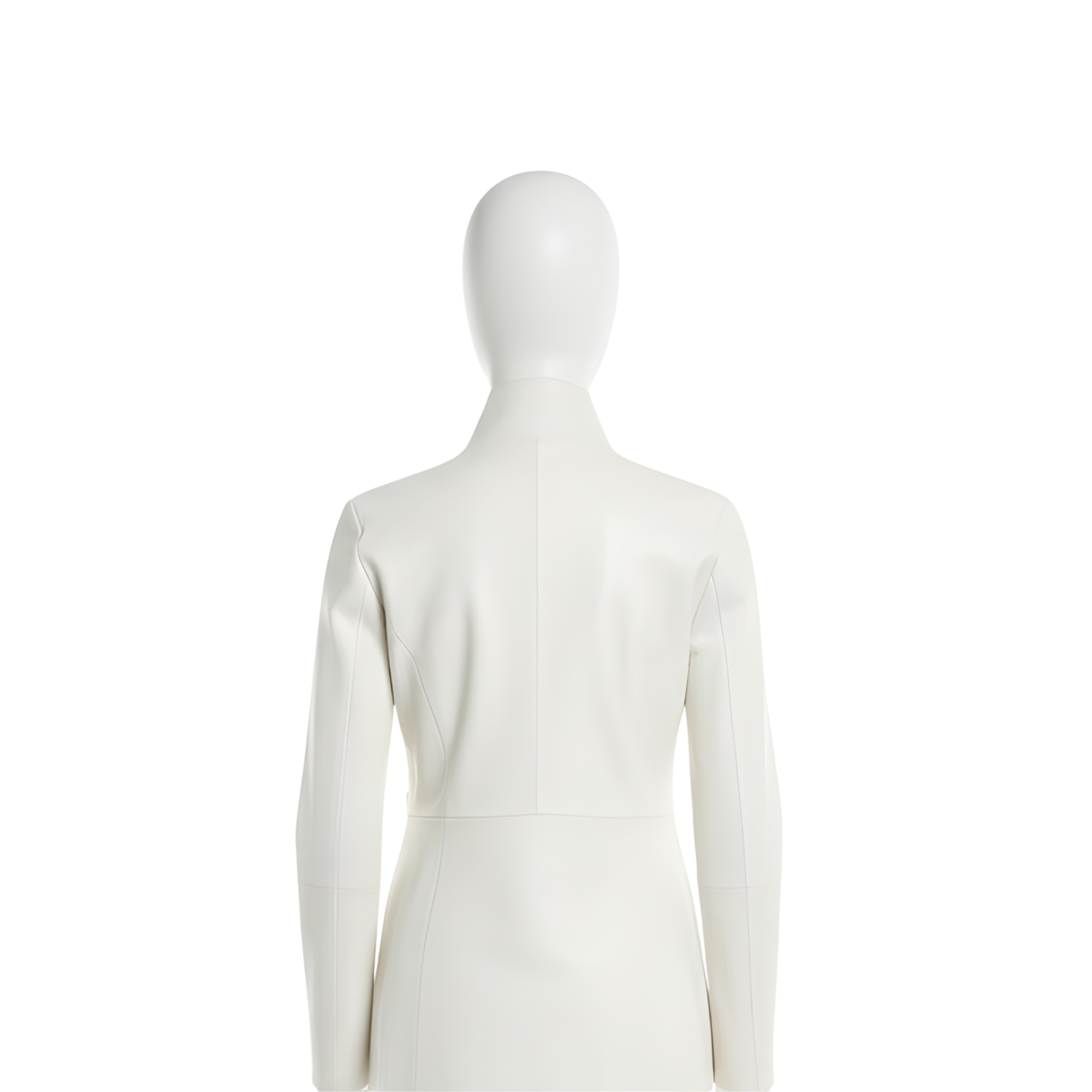 Women's Leather Suit – Asymmetrical Jacket & Slim Pants, Avant Garde Fashion